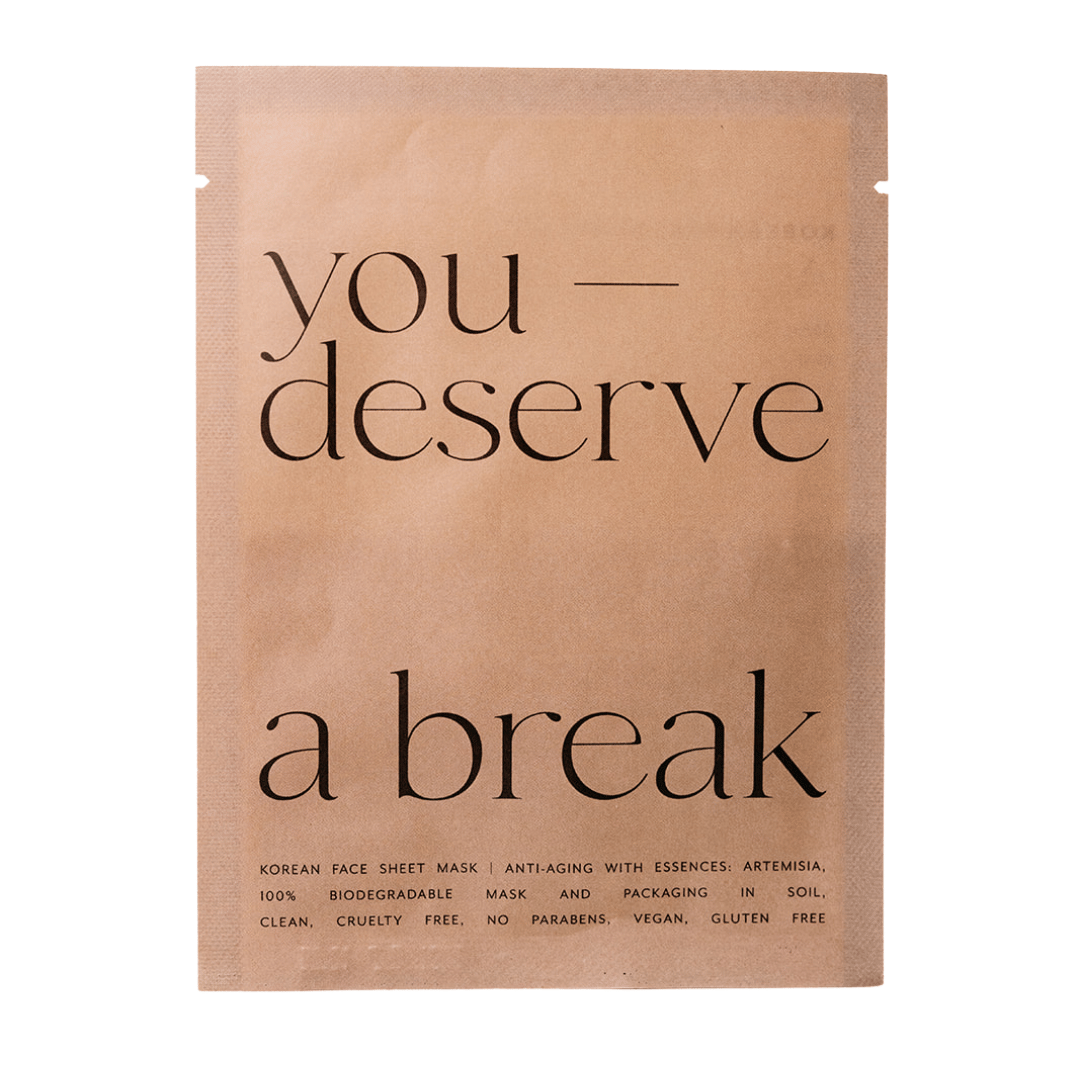 Korean Sheet Mask - You Deserve a Break - Bella Boutique