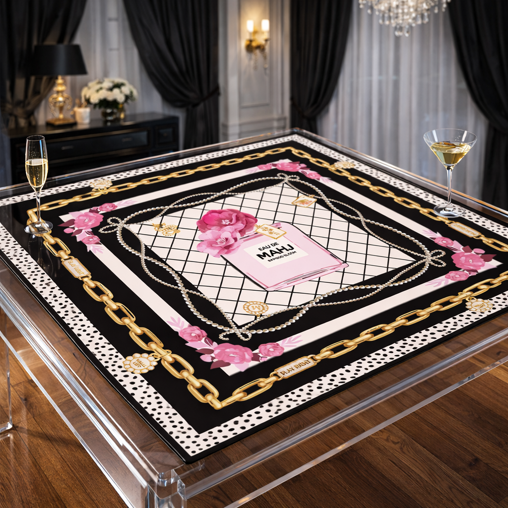 Bamboo Blossom Mahjong Mat – Eau de Mahj Collection - Bella Boutique
