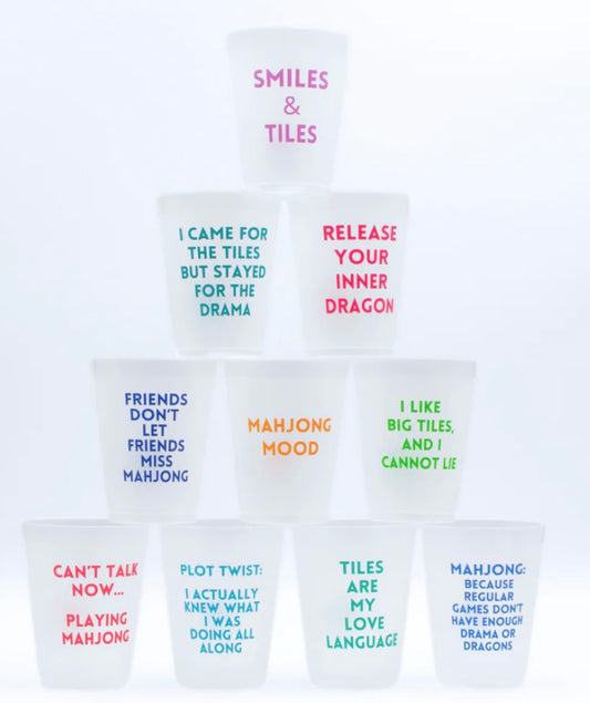 My Fair Mahjong Frosted Cups