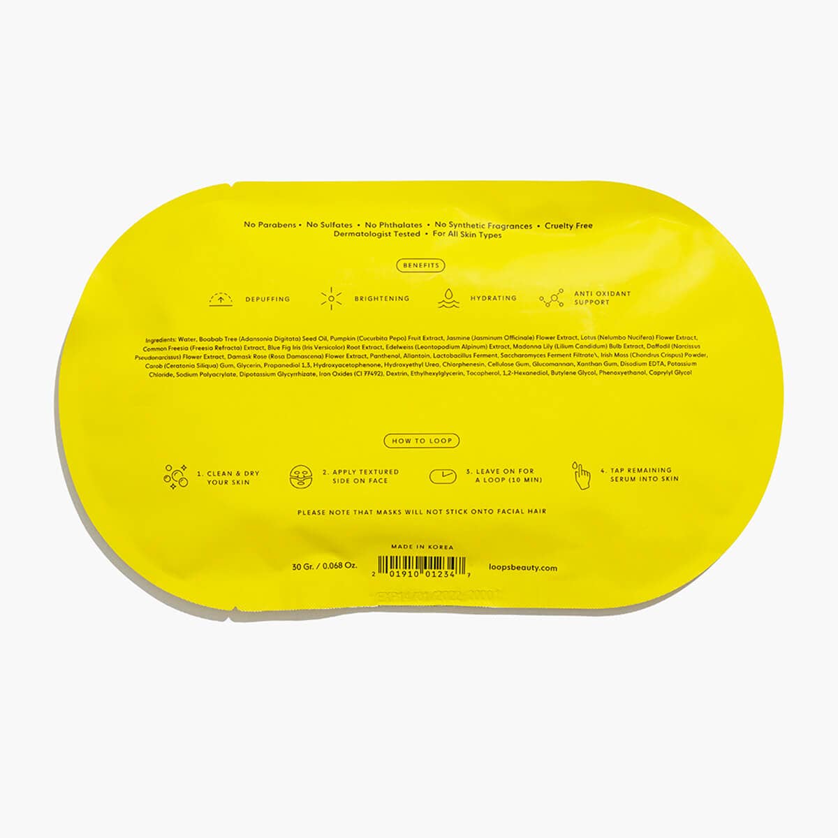 Sunrise Service Single Mask - Bella Boutique
