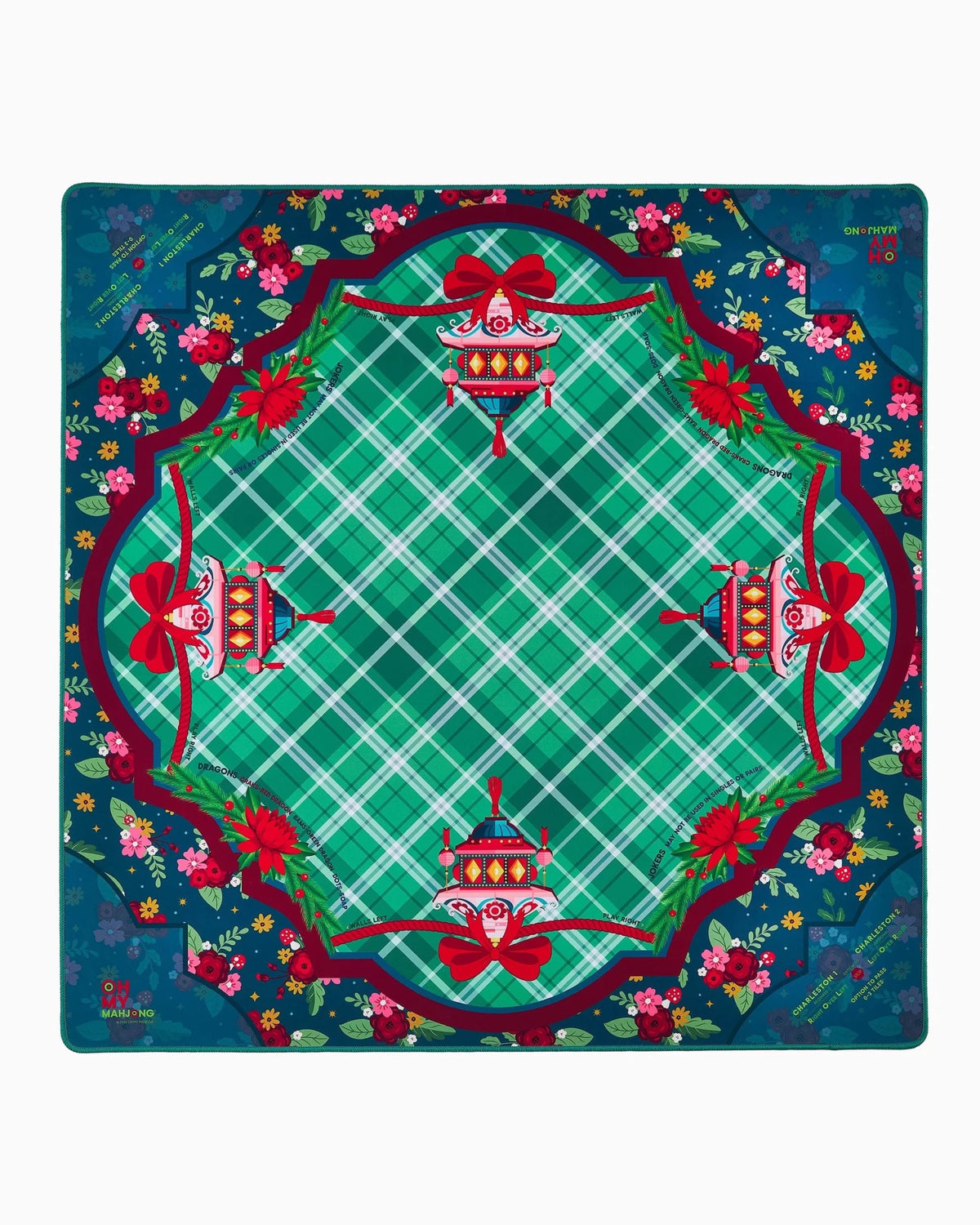 Yuletide Oh My Mahjong Mat - Bella Boutique