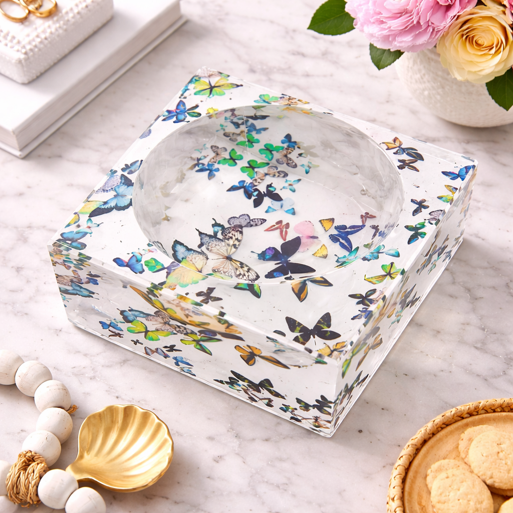 Petit Acrylic Bowl, Kaleidoscope  - Bella Boutique