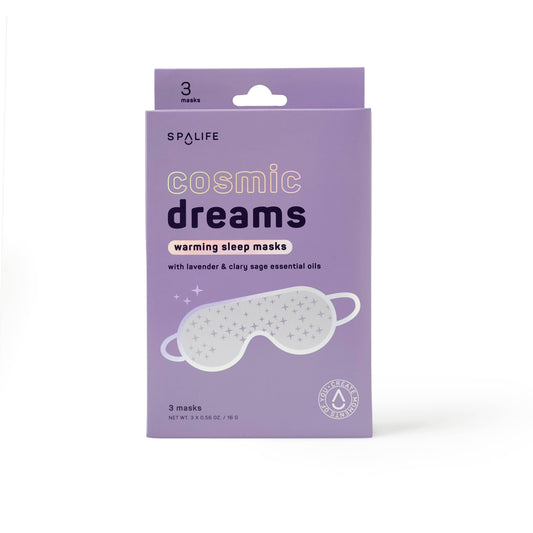 Cosmic Dreams Warming Sleep Masks, Spa Eye Masks - 3 Pk - Bella Boutique