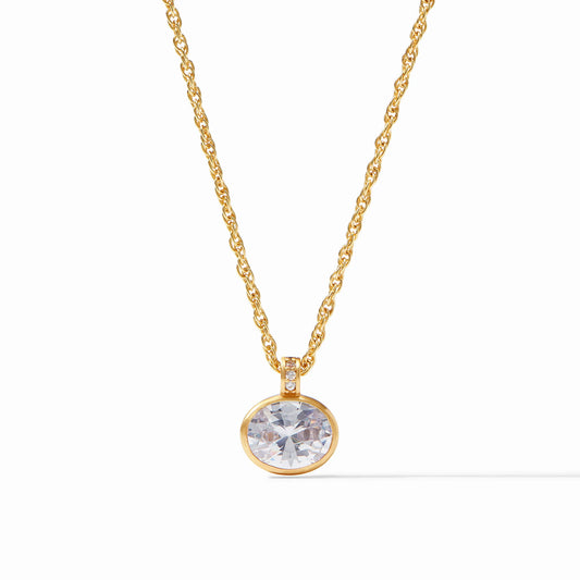 Antonia Solitaire Necklace - Gold