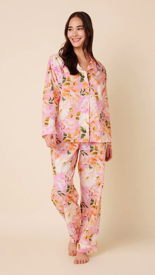 Blush Rose Long Pajama Set