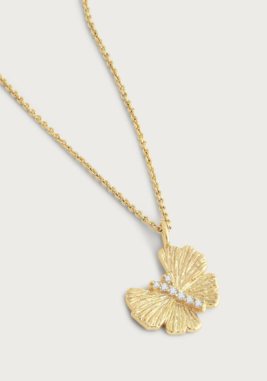 Butterfly Gold Necklace