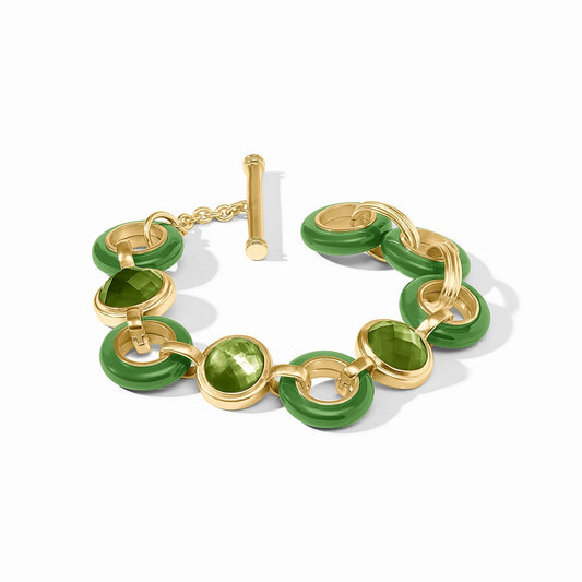 Carnaby Stone Bracelet-Palmetto Green - Bella Boutique