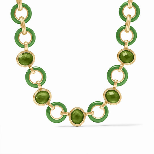 Carnaby Stone Necklace-Palmetto Green - Bella Boutique