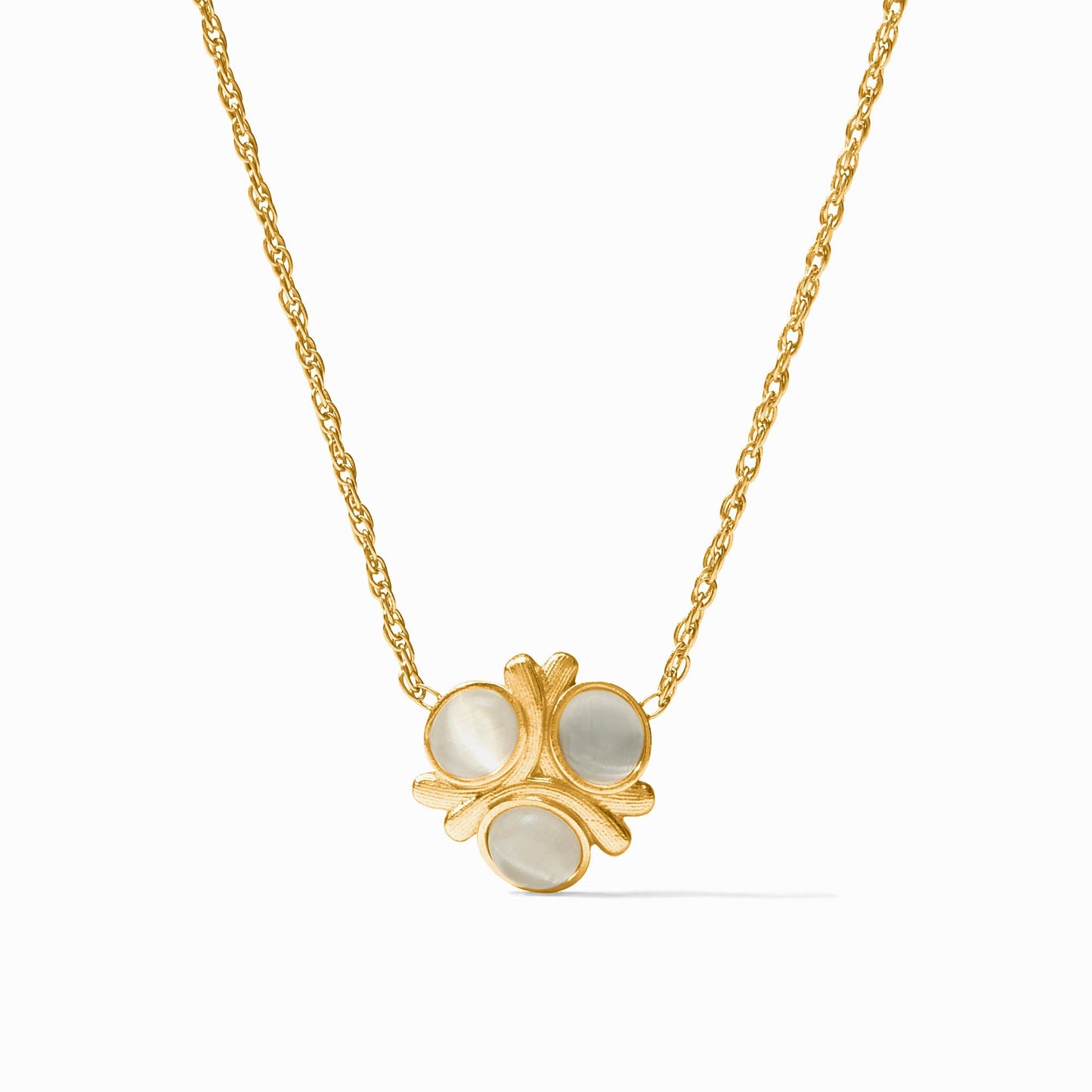 Cobblestone Delicate Ivory Necklace Ivory Cat's Eye OS - Bella Boutique