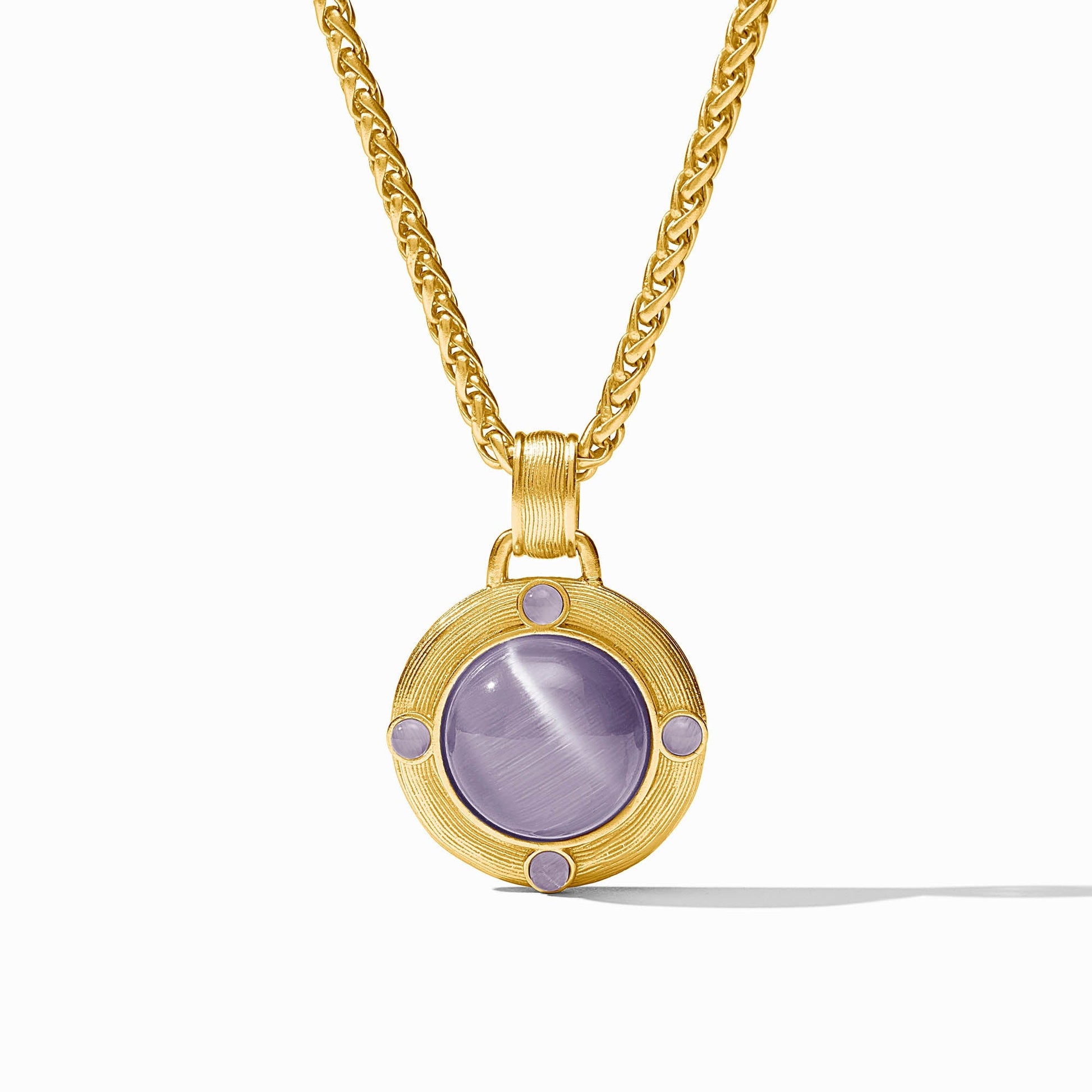 Cobblestone Demi Necklace Blue Cat's Eye OS - Bella Boutique