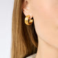 Cobblestone Hoop M - Bella Boutique