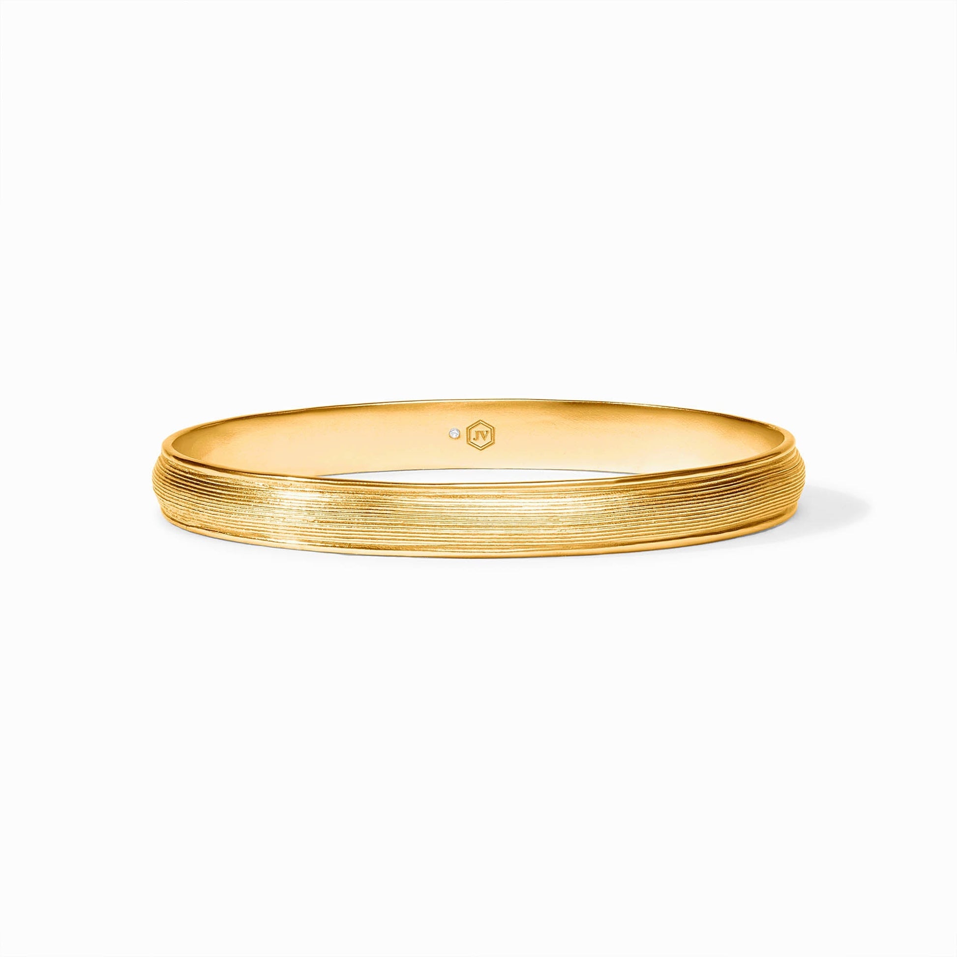 Cobblestone Stacking Bangle-Gold-M - Bella Boutique