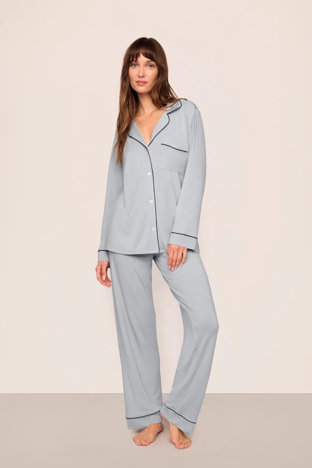 Gisele Dawn Navy Pajama Set - Bella Boutique