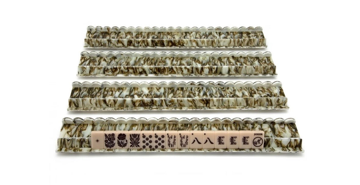 Marble Acrylic Scalloped Racks