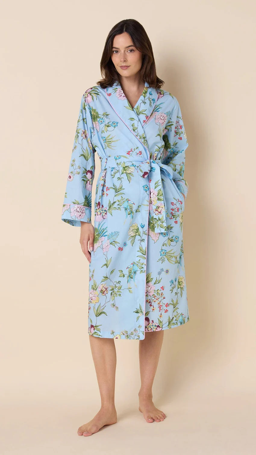 Perch and Bloom Luxe Pima Shawl Robe