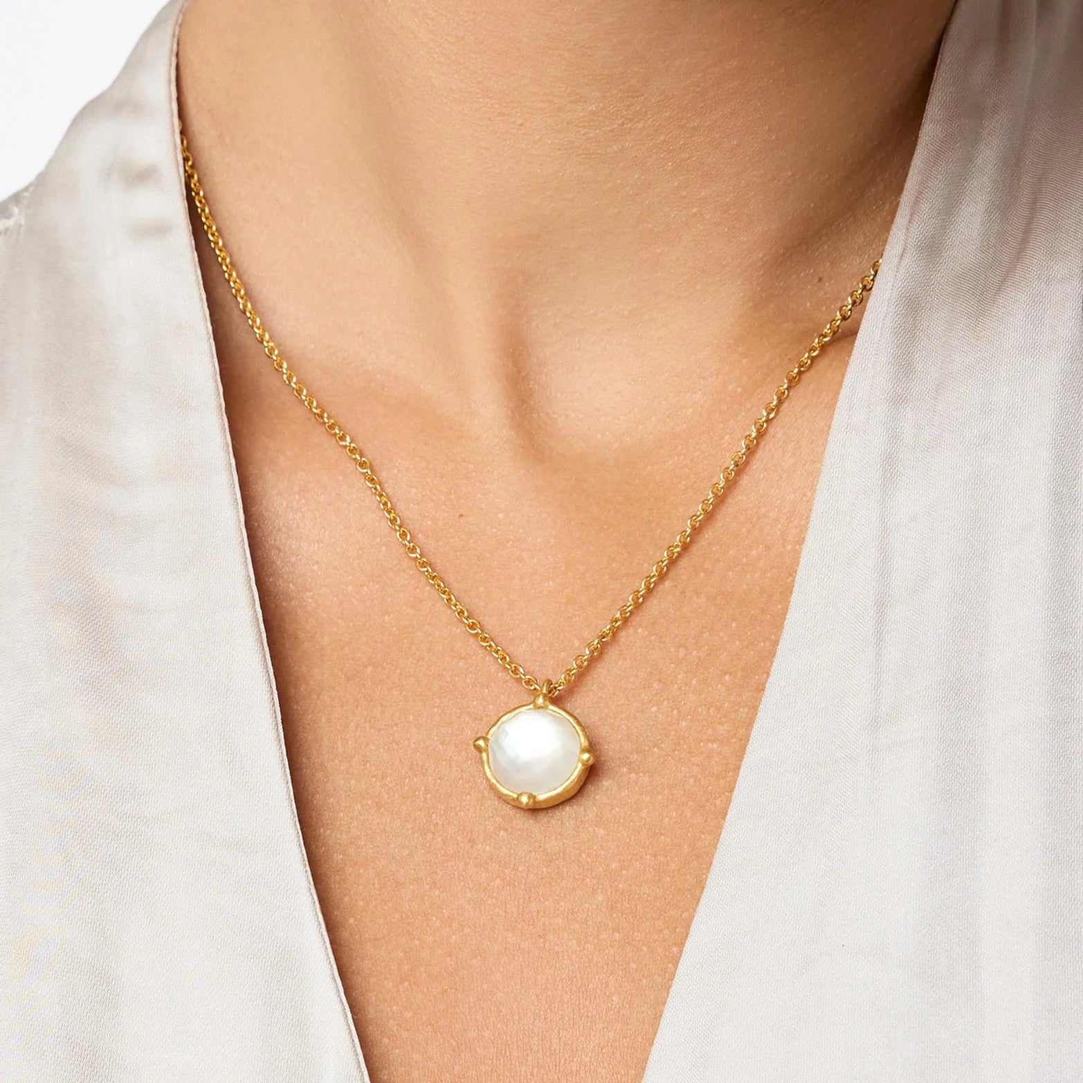 Honeybee Solitaire Necklace CZ OS - Bella Boutique