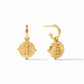 Honeybee Hoop Charm Earring