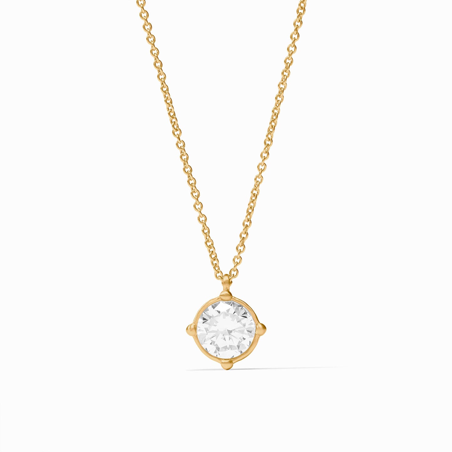 Honeybee Solitaire Necklace CZ OS - Bella Boutique