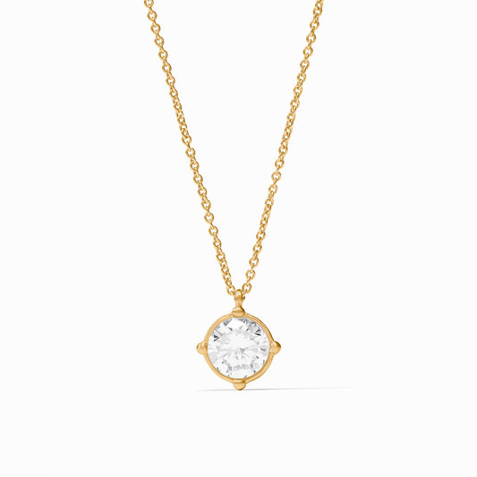 Honeybee Solitaire Necklace CZ OS - Bella Boutique