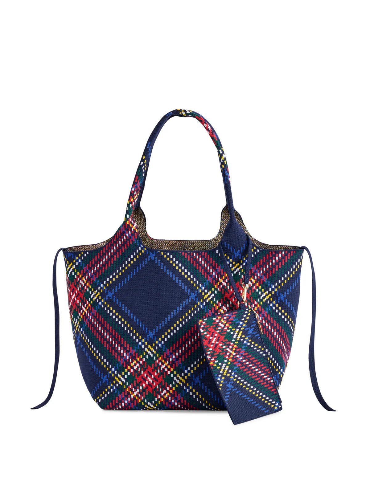 ROBBIE PLAID TOTE - Bella Boutique