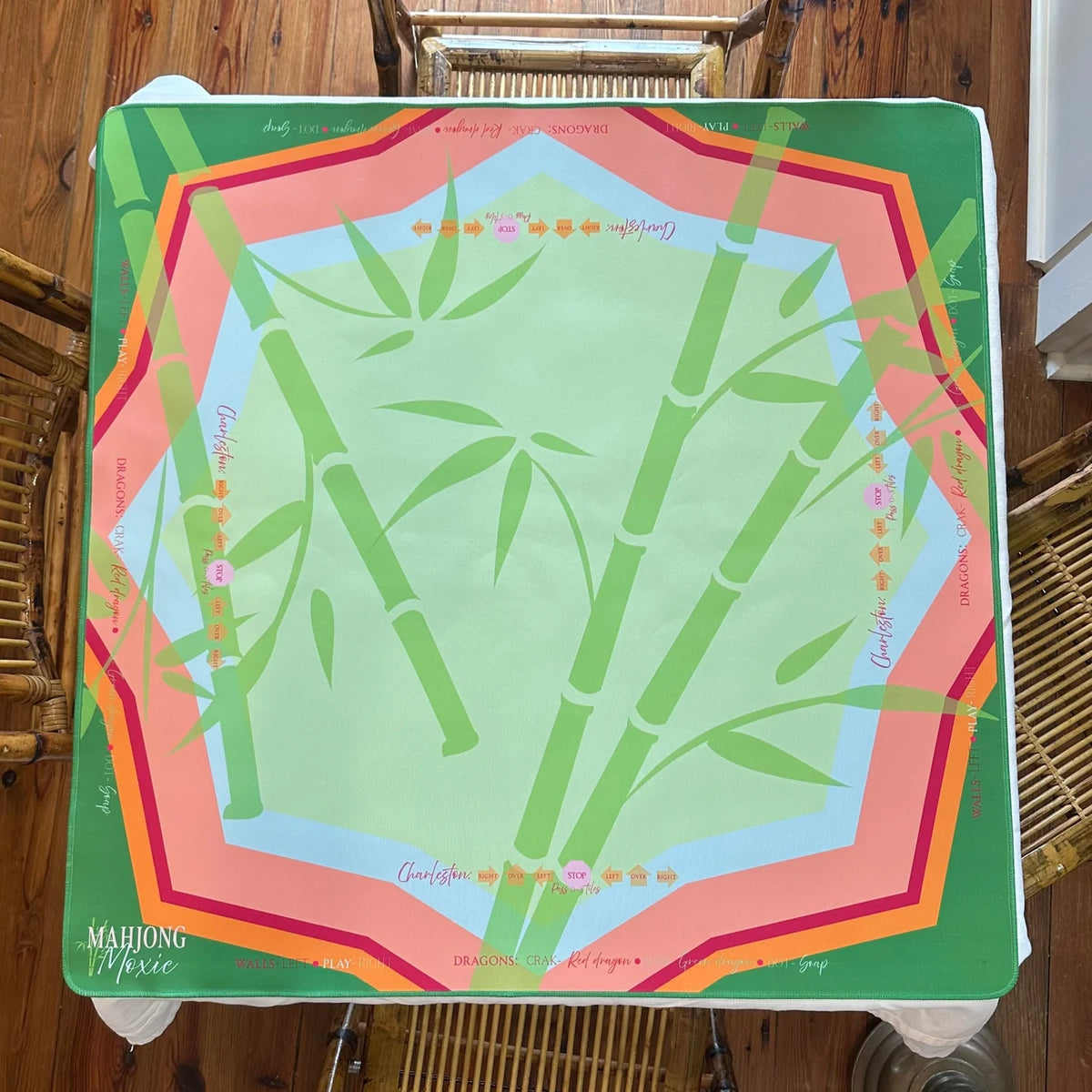 Mahjong Moxie Bamboo Garden Mat - Bella Boutique