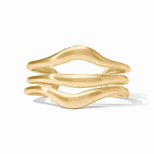 Wave Cuff Gold - Bella Boutique