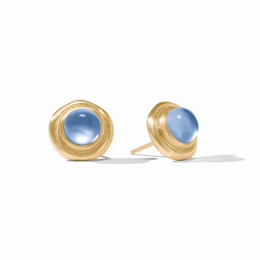 Wave Stone Studs - Bella Boutique