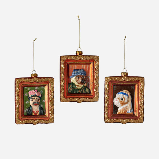 Picture Frame Dog Ornament