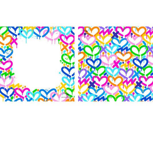 DOUBLE-SIDED MAT | Double the Fun/Bespoke x Corey Paige - ELECTRIC LOVE MAT