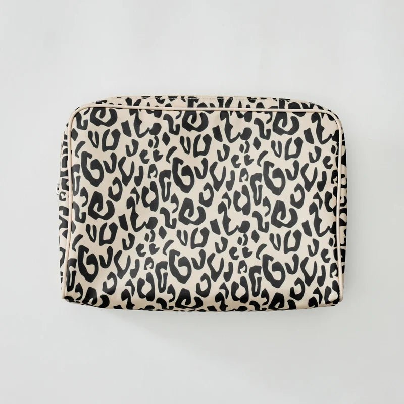 Weezie Leopard Cosmetic Bag - Bella Boutique