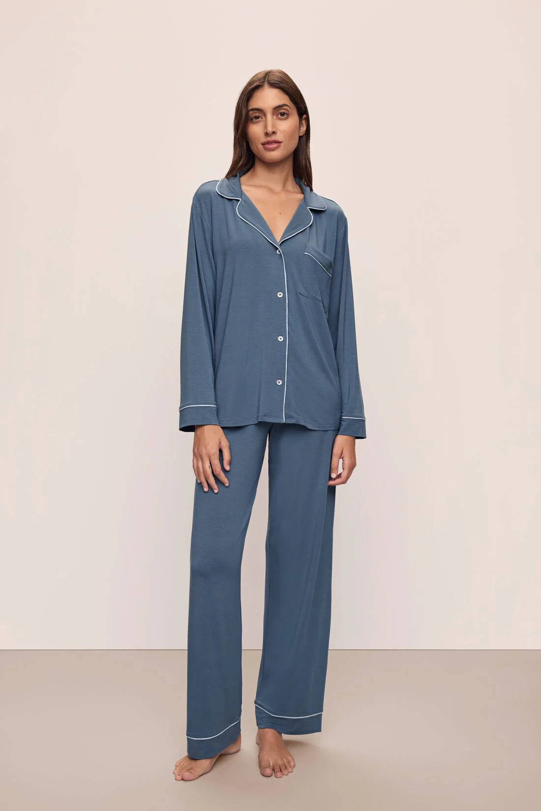 Costal Blue Gisele Long PJ Set