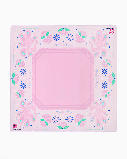 Pink Birdie Mat Oh My Mahjong - Bella Boutique