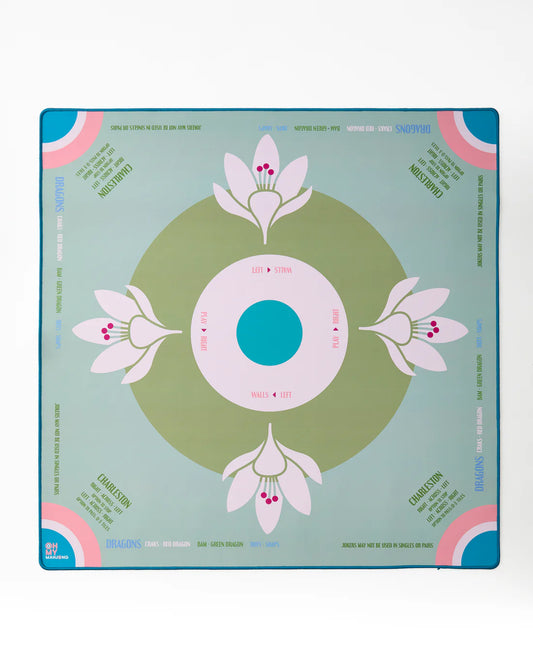 Sage Lotus Oh My Mahjong Lotus Mat