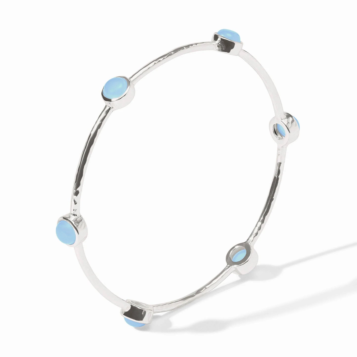 Milano Luxe Bangle Silver Medium - Bella Boutique