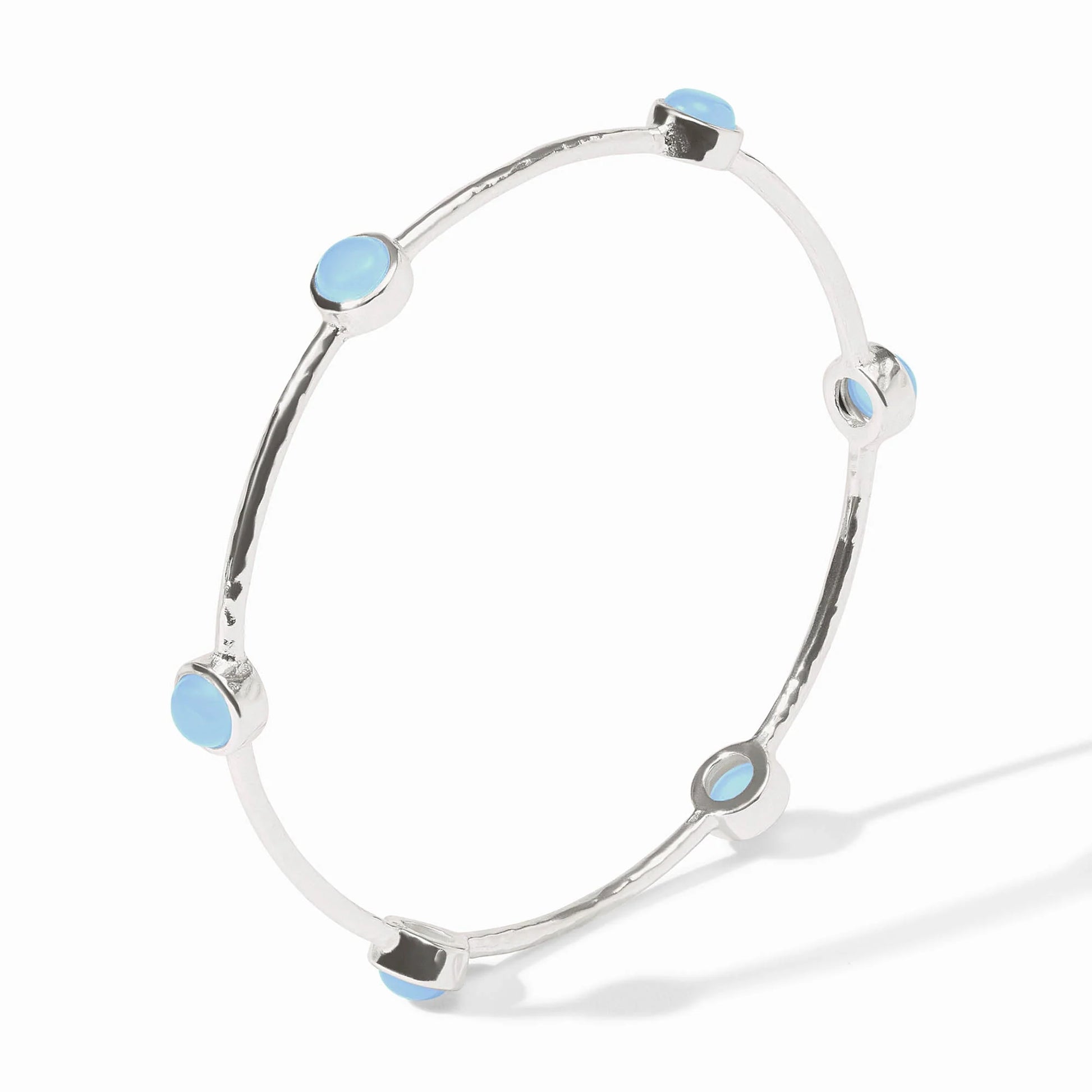 Milano Luxe Bangle Silver Medium - Bella Boutique