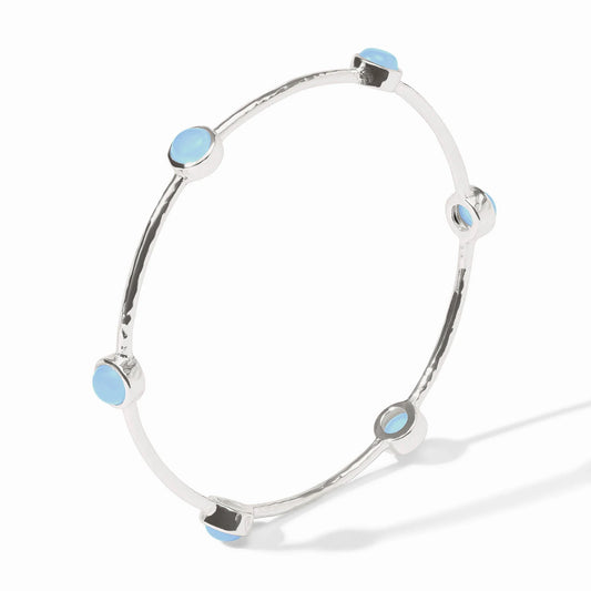 Milano Luxe Bangle Silver Medium - Bella Boutique