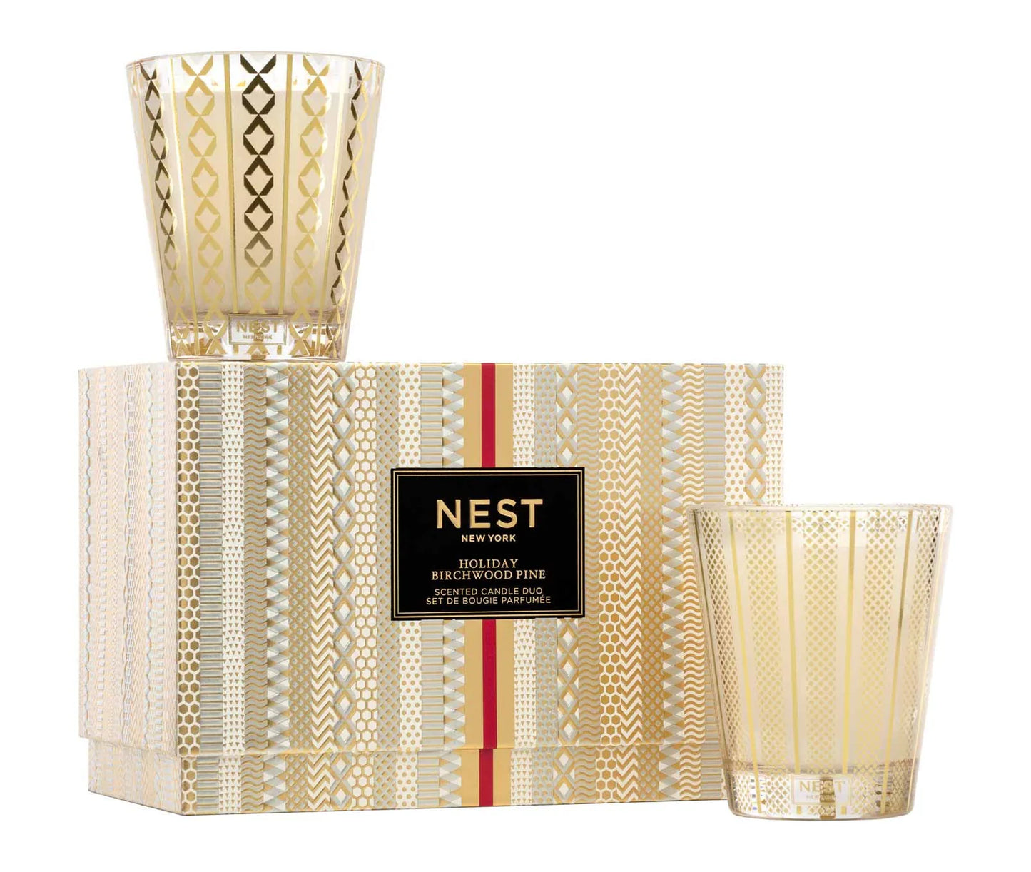 Classic Candle Duo Set - Holiday and Birchwood Pine