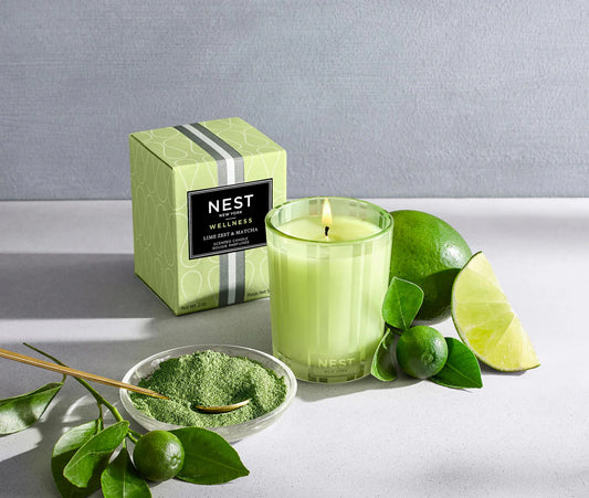 Lime Zest and Matcha Votive - Bella Boutique