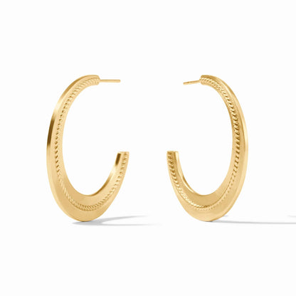 Nassau Crescent Hoop - Bella Boutique