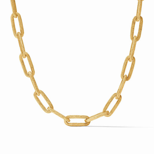 Cheval Paperclip Link Necklace Gold OS