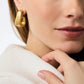 Sahara Hoop Gold S - Bella Boutique