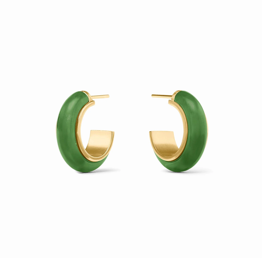 Carnaby Hoop Palmetto Green - Bella Boutique