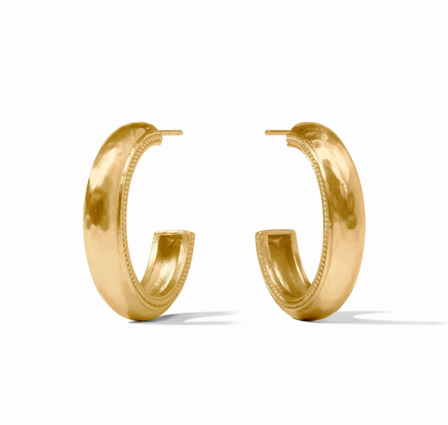 Cannes Hoop Gold - Bella Boutique