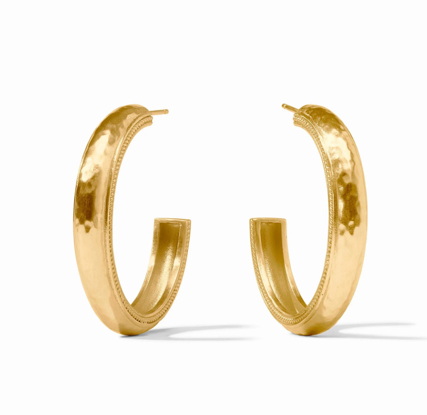Cannes Hoop Gold - Bella Boutique