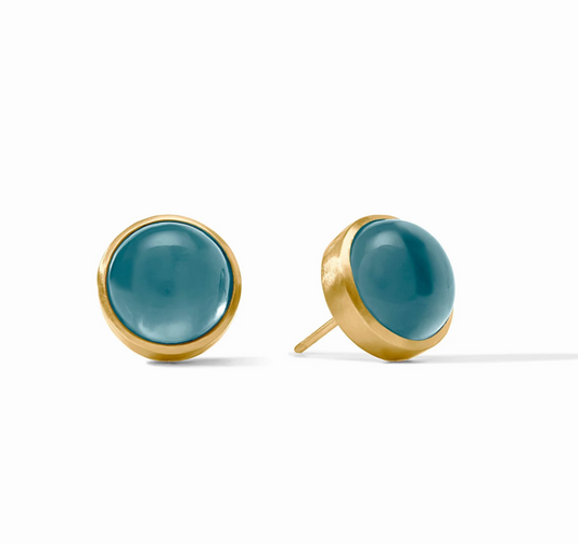 Solara Stone Stud Iridescent Montana Blue