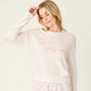 L/S Top Bon Voyage Ivory - Bella Boutique