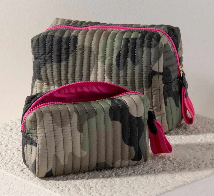 Ezra Camo Pouches - Bella Boutique