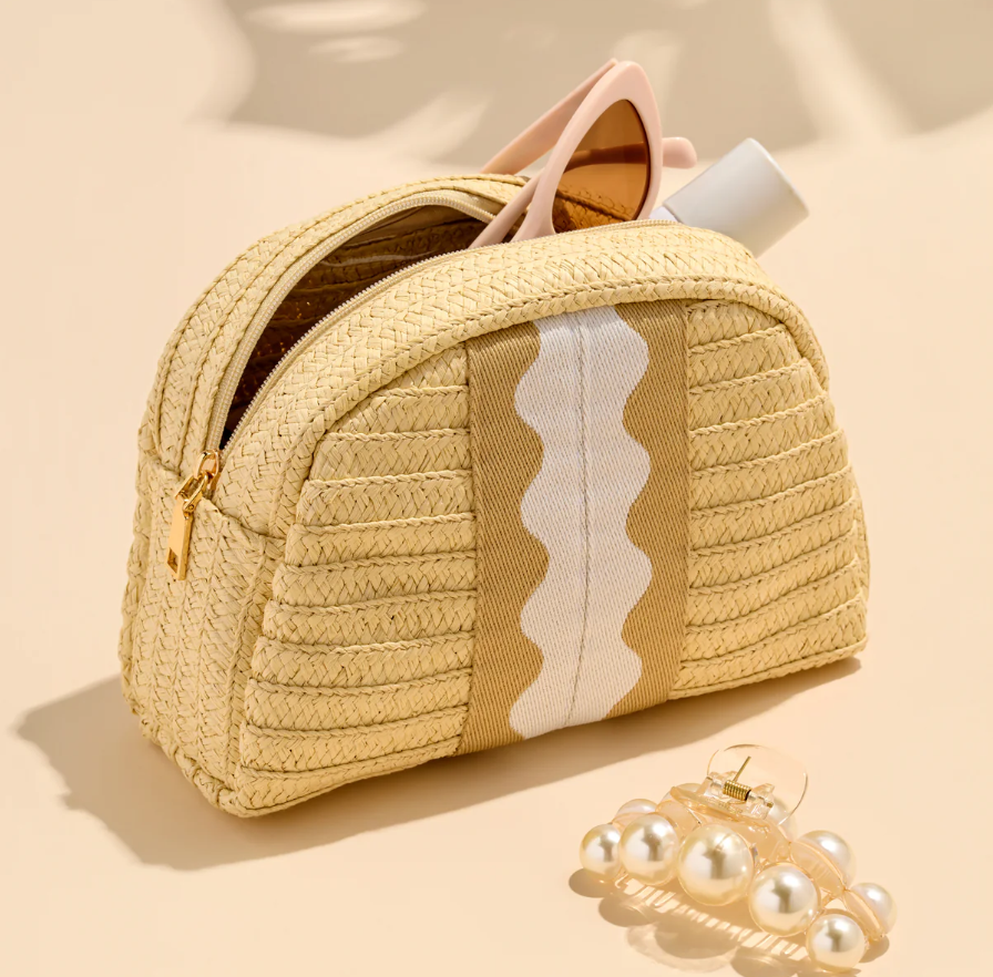 Marbella Zip Pouch - Bella Boutique