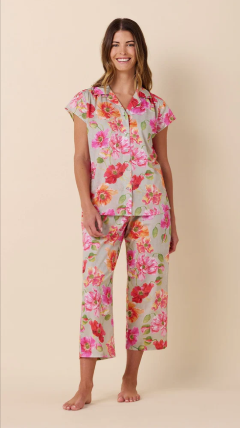 Clementina Voile Capri Pajamas - Bella Boutique