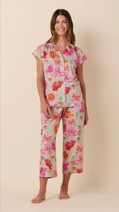 Clementina Voile Capri Pajamas - Bella Boutique